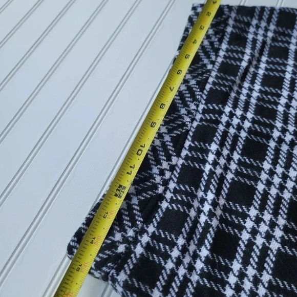 NWT $75 J. Crew Black White Houndstooth Plaid Wool Blend Skirt Cozy A-Line Sz 6 - Picture 5 of 9